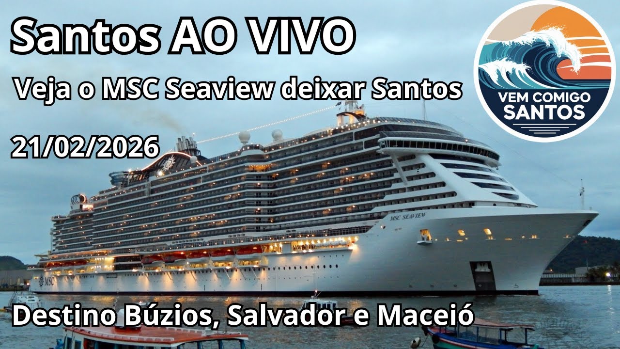 Gigante dos mares deixa Santos rumo ao Nordeste