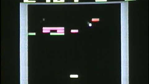 Atari VCS/2600 Super Breakout - ball through brick glitch