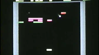 Atari VCS/2600 Super Breakout - ball through brick glitch Atari VCS/2600 Super Breakout - ball through brick glitch