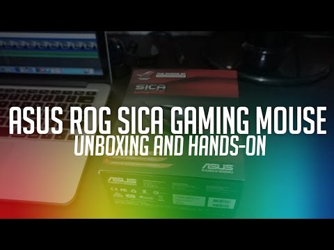 ASUS ROG SICA Gaming mouse Unboxing and Initial Review