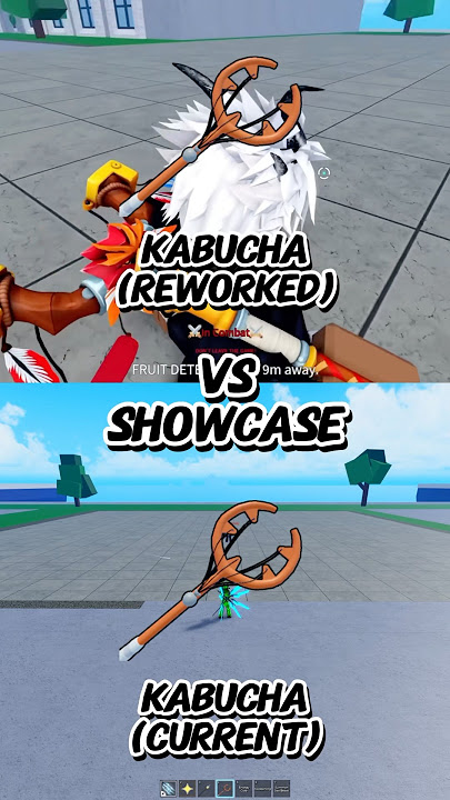 Kabucha Reworked vs Current Kabucha #bloxfruit #roblox #dispecs #bloxfruits
