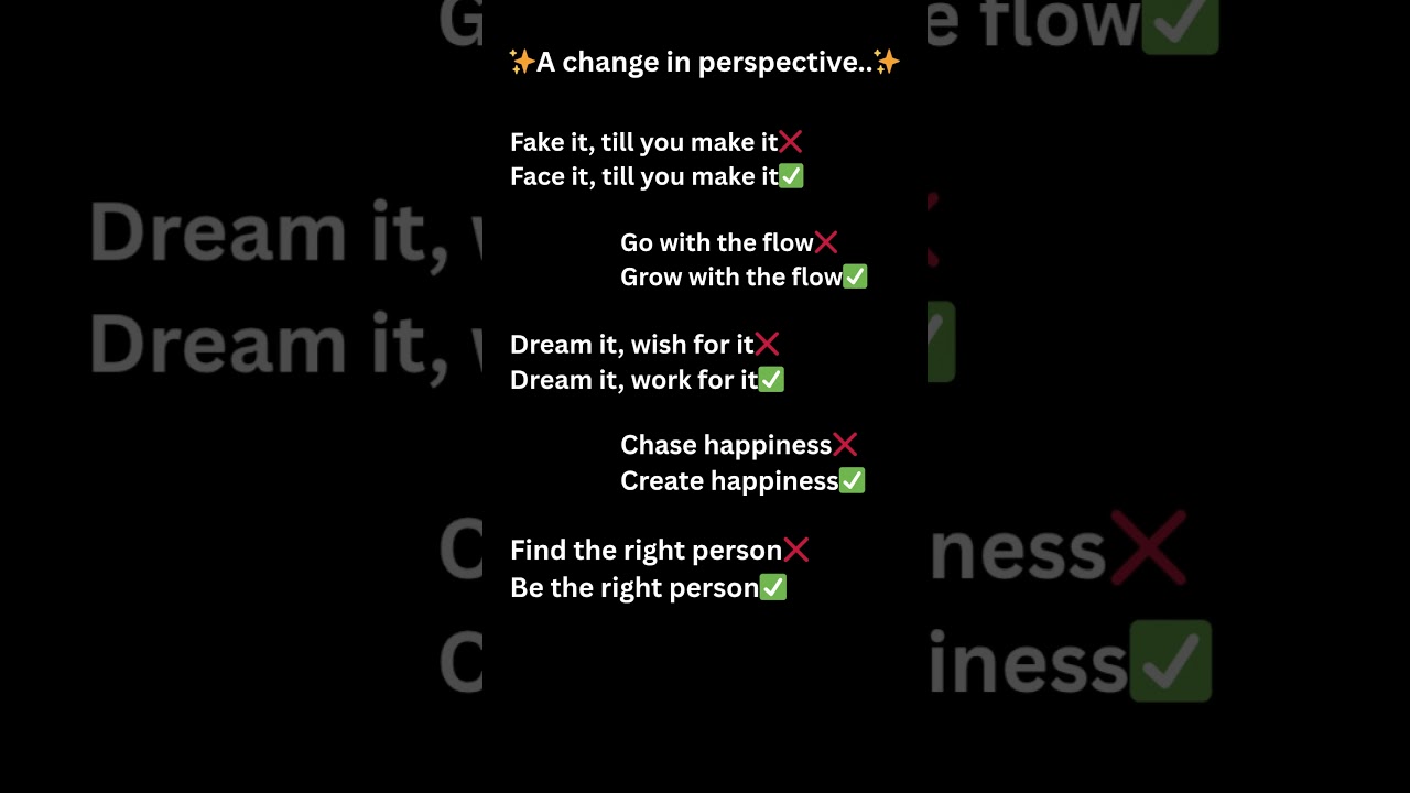 ✨A change in perspective..✨