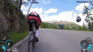 Tour De Suisse Challenge. Stage 3. Rettenbachfehrer. Steep Witch. Gopro Footage With Gps/Power