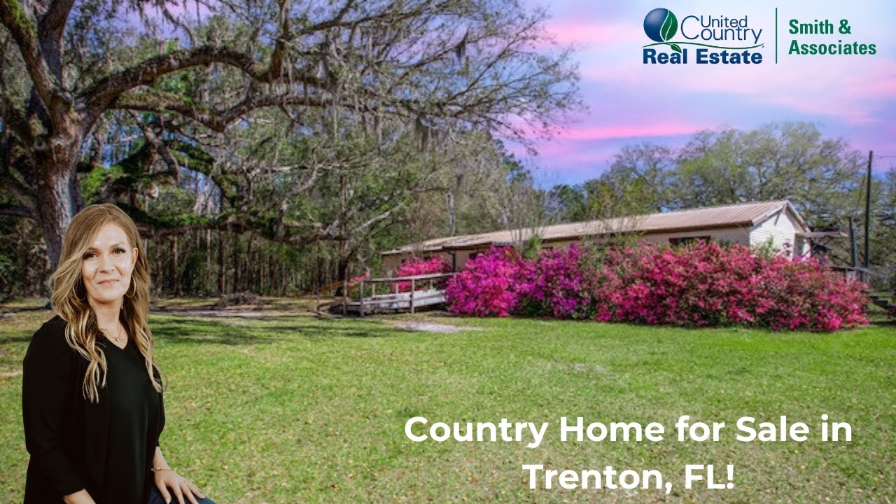 Country Home for Sale in Trenton, FL!