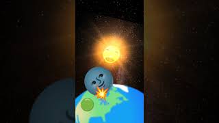 a lua acordou