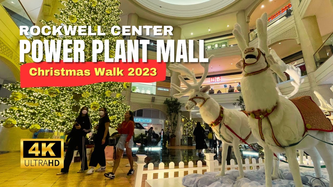 Christmas At Rockwell POWER PLANT MALL: The Most Elegant Christmas Decoration! | 4K | Makati