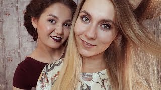 АСМР Пока-Пока ВОЛОСЫ Расчесывание: дурачимся, играем с волосами ASMR Bye-Bye HAIR Combing and fun