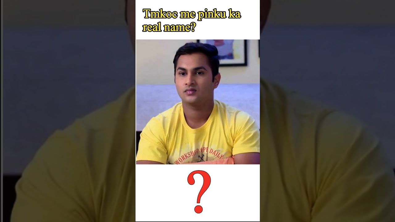 Tmkoc me pinku ka real name kiya hai? 😇 || 