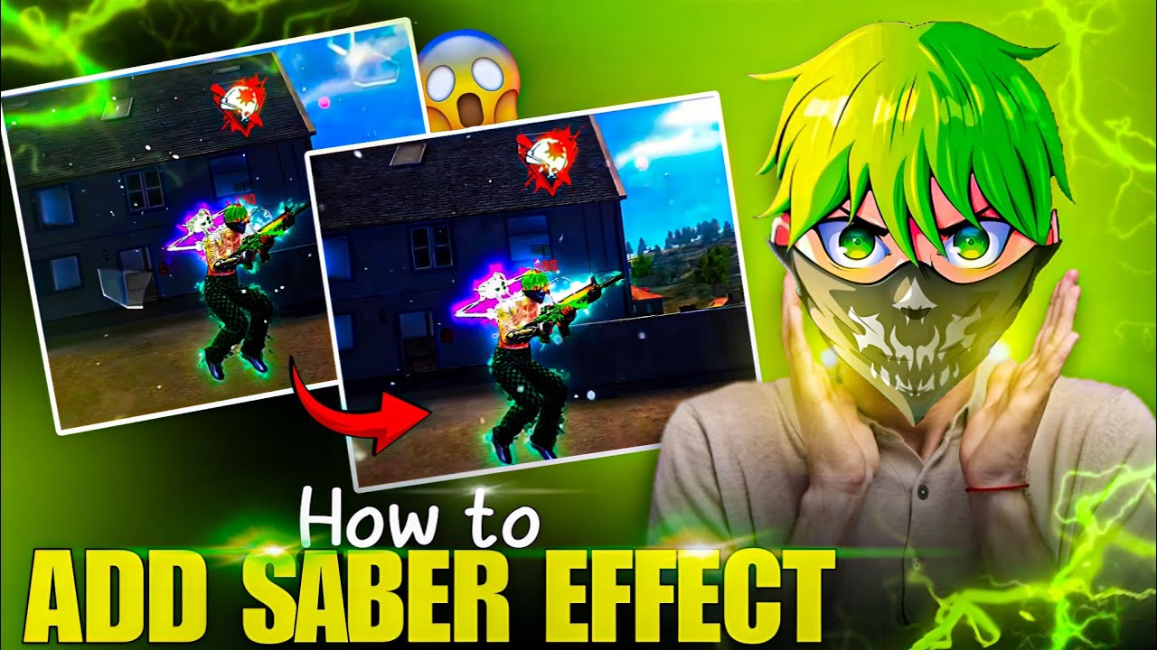 HOW TO ADD SABER EFFECT IN YOUR VIDEO🤯📈 ZORO FFX JAISA SABER GLOW EFFECT ADD KESE KARE🤔🥶RC INDIAN FF