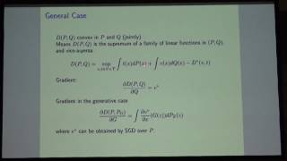 Generative Density Estimation: Convexity and Boosting - Olivier Bousquet