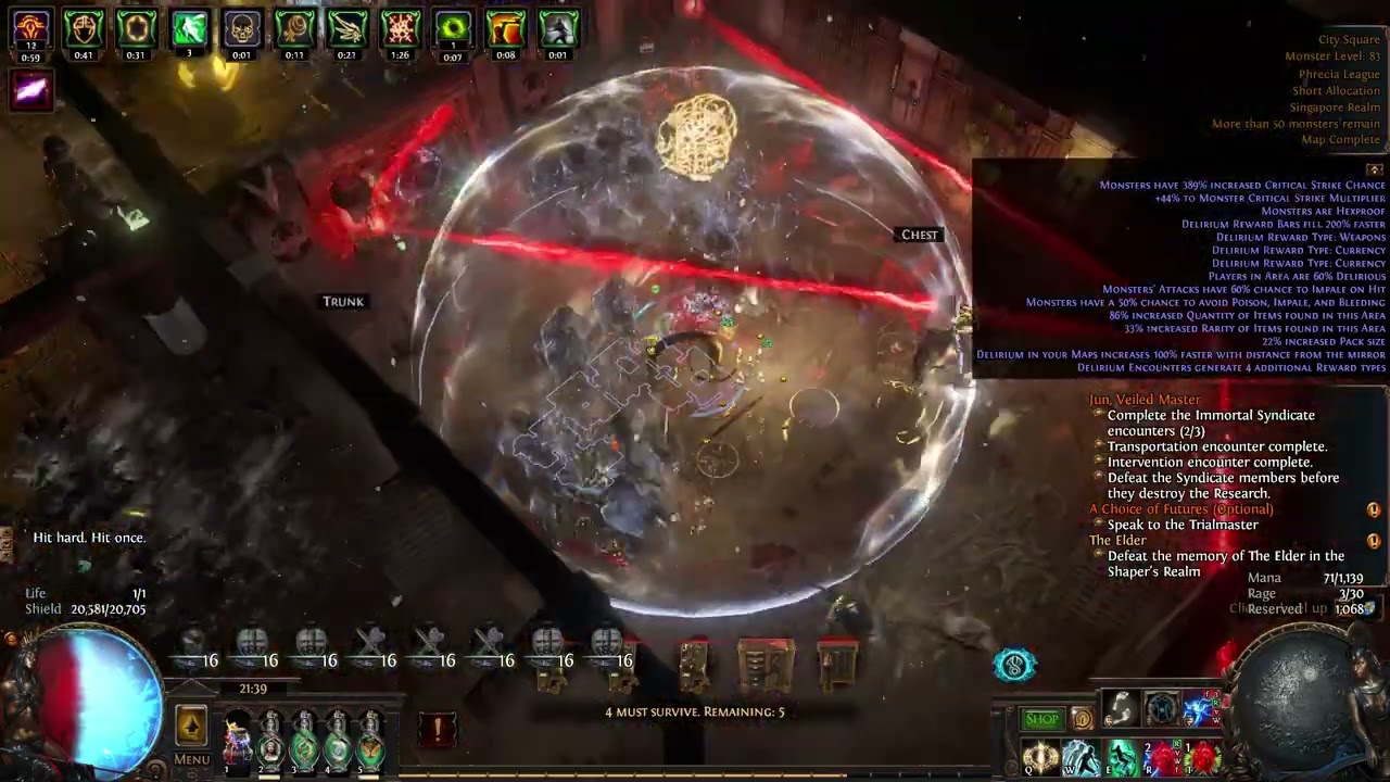 Low Budget Lightning strike deli idol reward farm map 2