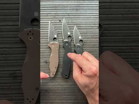 My 3 Favorite Spyderco Knives  #everydaycarry