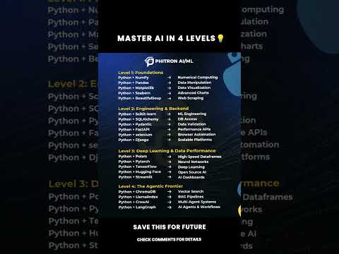 MASTER AI IN 4 LEVELS