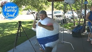 Sumo Wrestling in Bubble Wrap with the Geekify Guys