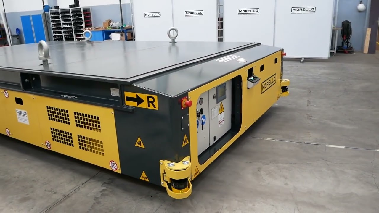 Heavy-duty platform cart for nuclear facility - 108 tons - MORELLO