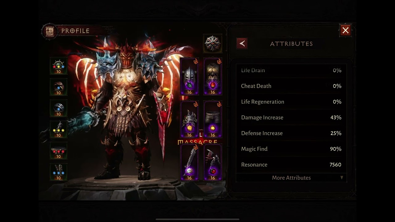 The first rank 10 normal gem in Diablo Immortal? (MartinHuaxia)