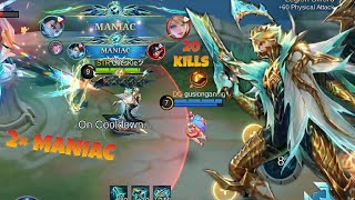 GRANGER 2× MANIAC + 20 KILLS IS INSANE💀 - MOBILE LEGENDS BANG BANG  screenshot 5