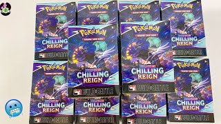 Chilling Reign Best Buy! Unboxing 10 Pokemon Chilling Reign Build & Battle Box
