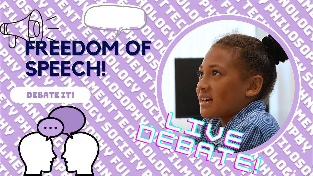 🟣Debate It! - 🎤FREEDOM OF SPEECH💭