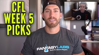 DraftKings CFL Week 5 Picks