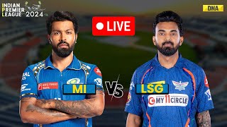 MI VS LSG Live: Mumbai Indians vs Lucknow Super Giants Live Match Scorecard | IPL 2024