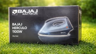 Bajaj Herculo Iron Unboxing Bajaj Heavy Dry Iron Best Electric Iron In 2026 Unboxing Review