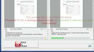 Ricoh Print&Share - Document cascading on application screenshot 2