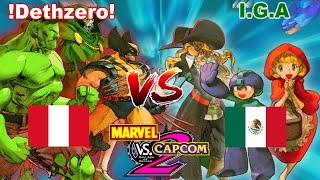 Marvel vs Capcom 2: New Age of Heroes - !Dethzero! vs I.G.A.