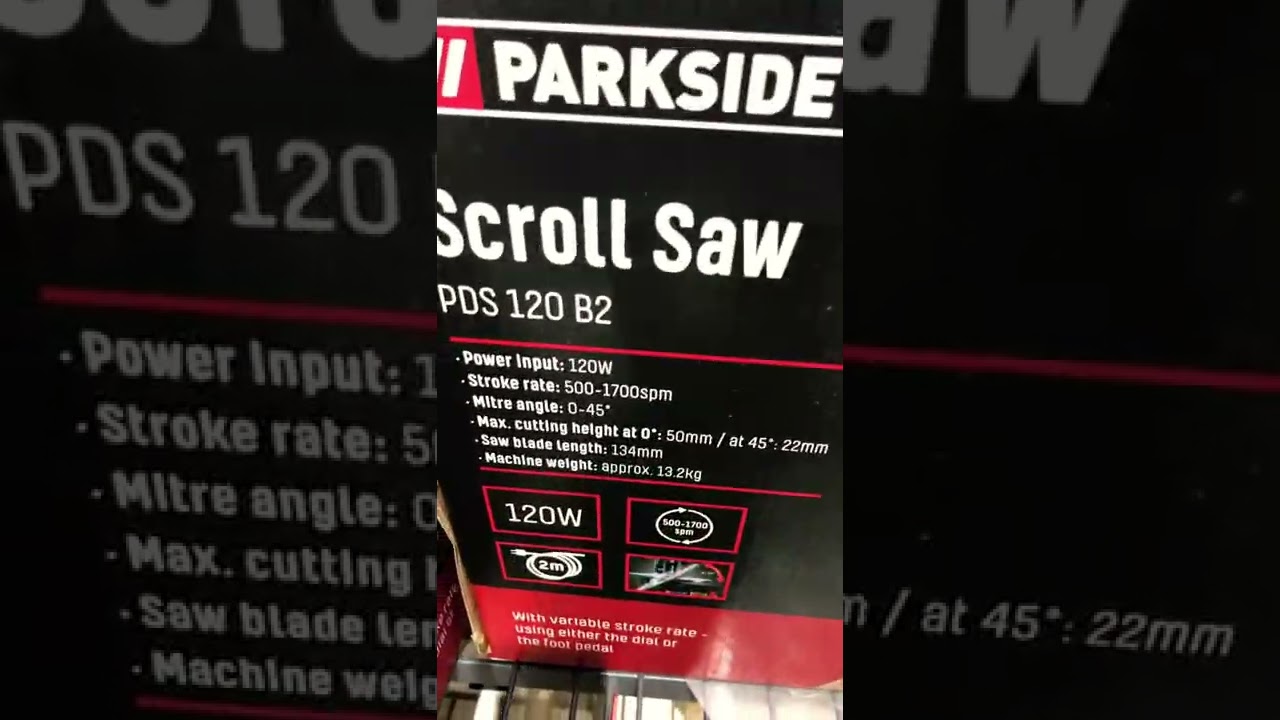 Incredible. Lidl parkside. Scroll saw 
