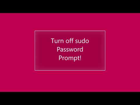 Turn off that annoying sudo Password Prompt | Works in every Linux distro including WSL | Very EASY!