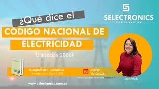 CÓDIGO NACIONAL DE ELECTRICIDAD  UTILIZACIÓN 2006