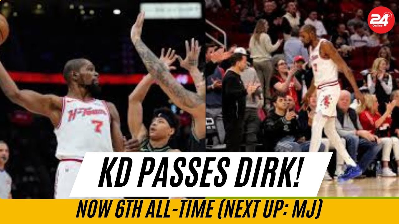KD Passes Dirk! Now 6th All-Time (Next Up: MJ)