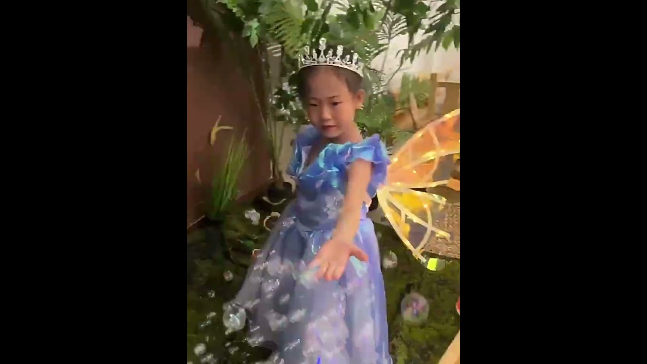 KB025873 Cosplay colorful glow sparkling flap musical electric flying butterfly wings toy