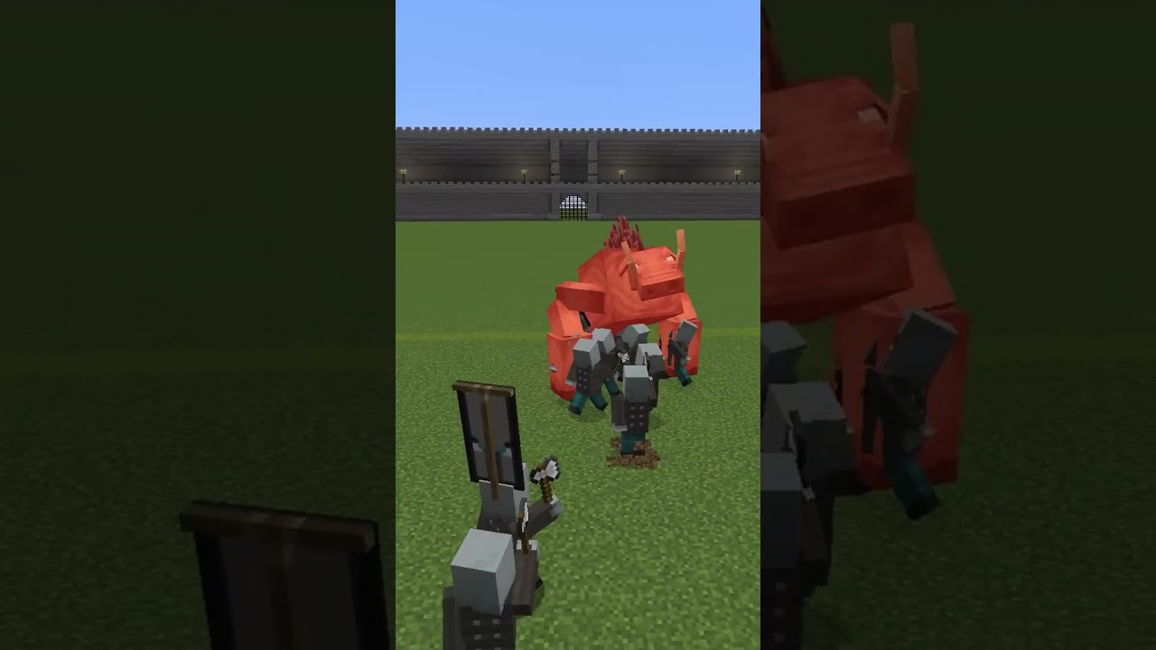 Mutant Hoglin vs 100 Vindicators (Minecraft Mob Battle)