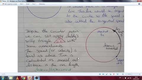 Circular Motion (3) Linear Speed and Angular Speed
