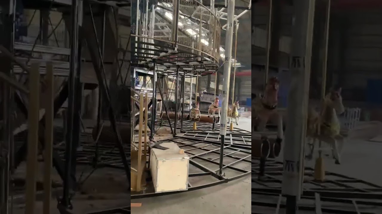 double decker carousel for amusement park for sale