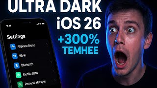 How to enable ULTRA DARK MODE in iOS 26! Just 3 settings – and your iPhone will be BLACKER THAN B... screenshot 4