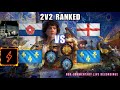 AOE4 2v2 S11 #26: House of Lancaster &amp; French VS English &amp; French on Dry Arabia