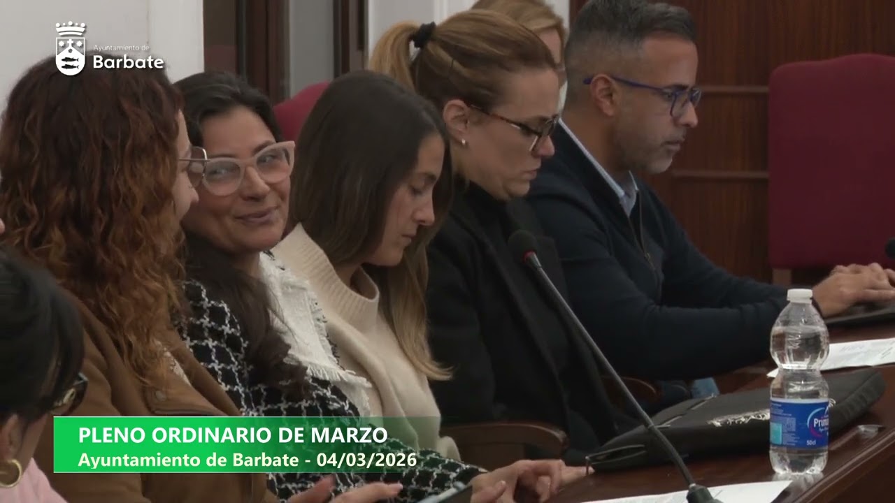04 03 2026 PLENO ORDINARIO DEL MES DE MARZO AYTO  BARBATE