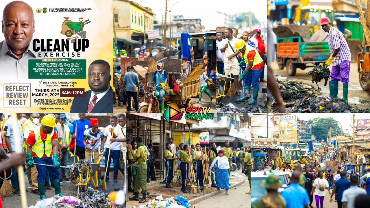 Ghana at 68: Kumasi's Revolutionary Cleanup Movement & Independence Day ...