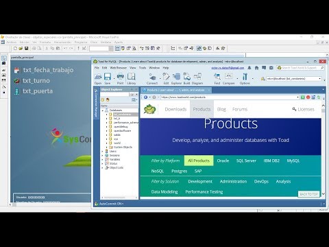 Conociendo el Toad for Mysql usado para Mysql y MariaDB For VFP