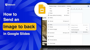 How to send an image to the back in Google Slides? Easy Tutorial