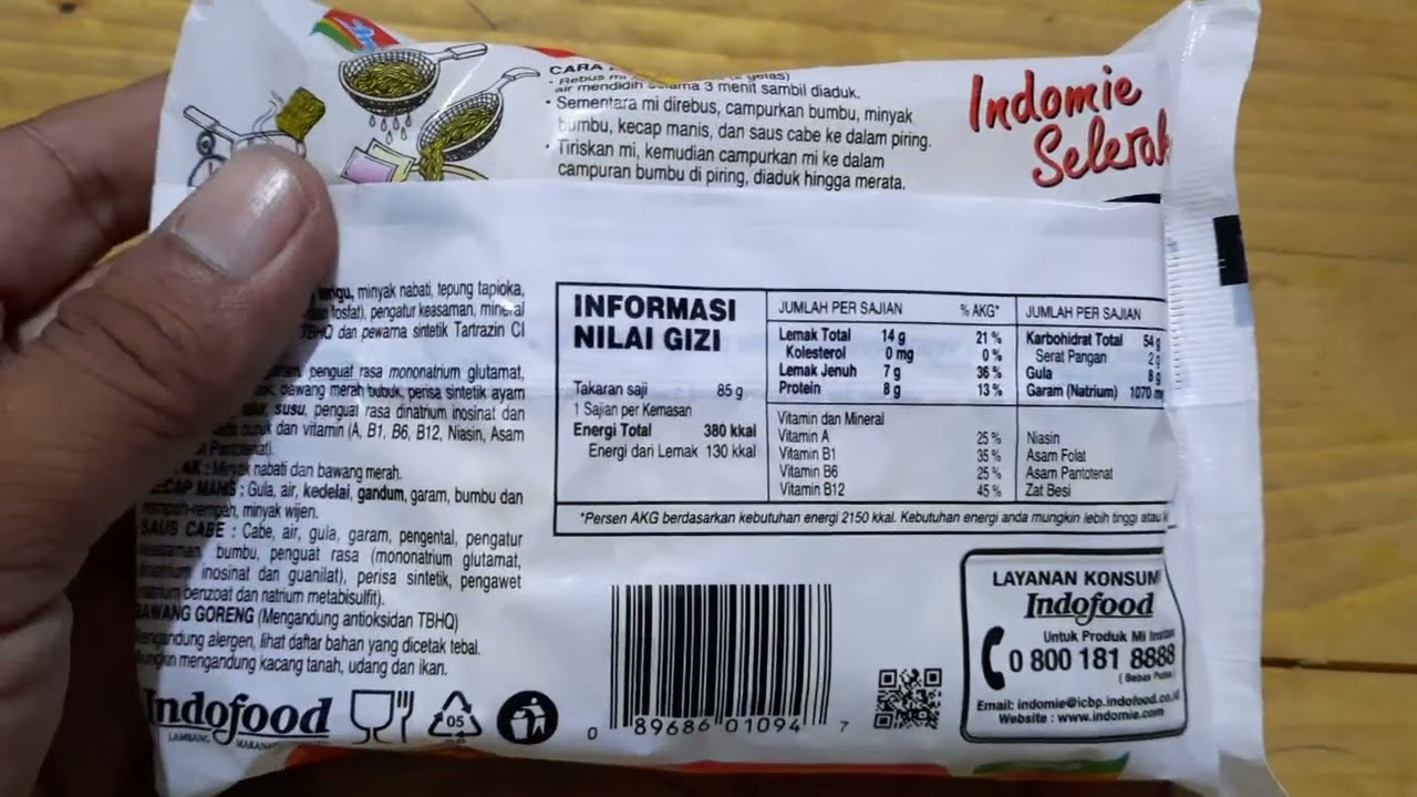Indomie mi goreng 85g