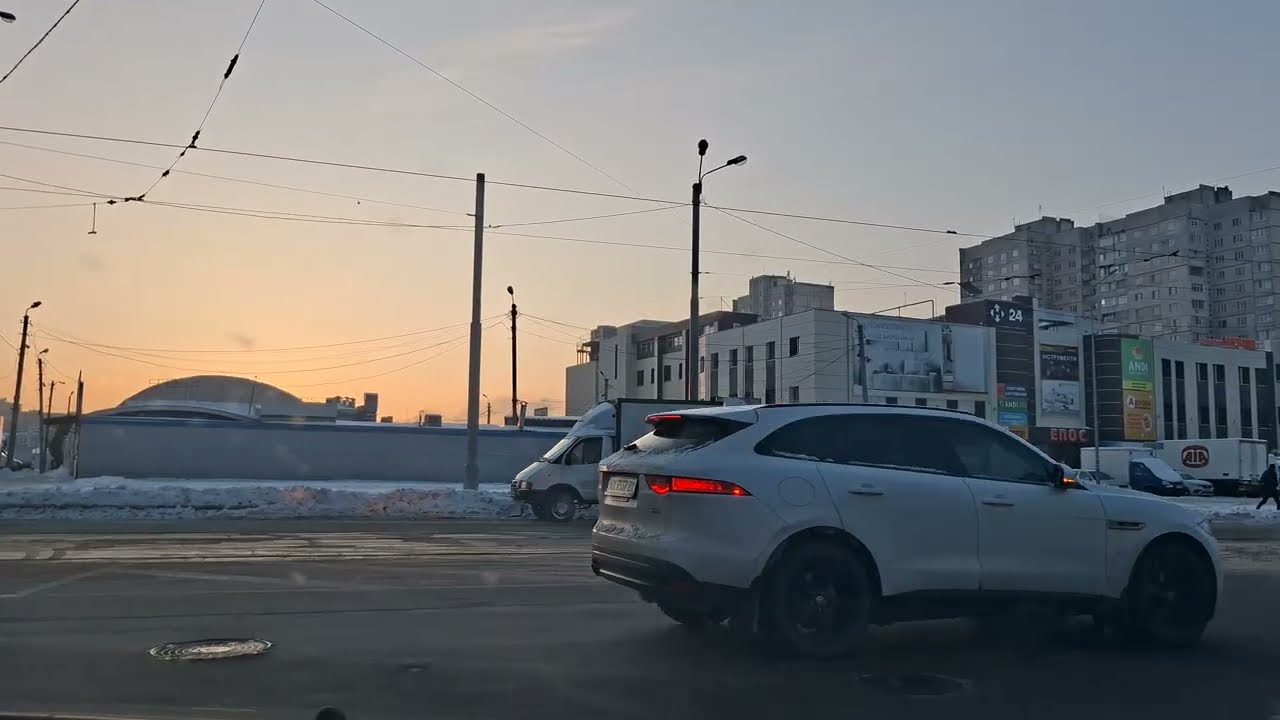 Маршрут 14. (Зима) Харьков МРЭО. Экзамен с первой попытки