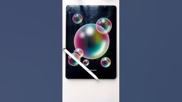 Easy bubbles in Procreate #learning #procreate#paintmixing