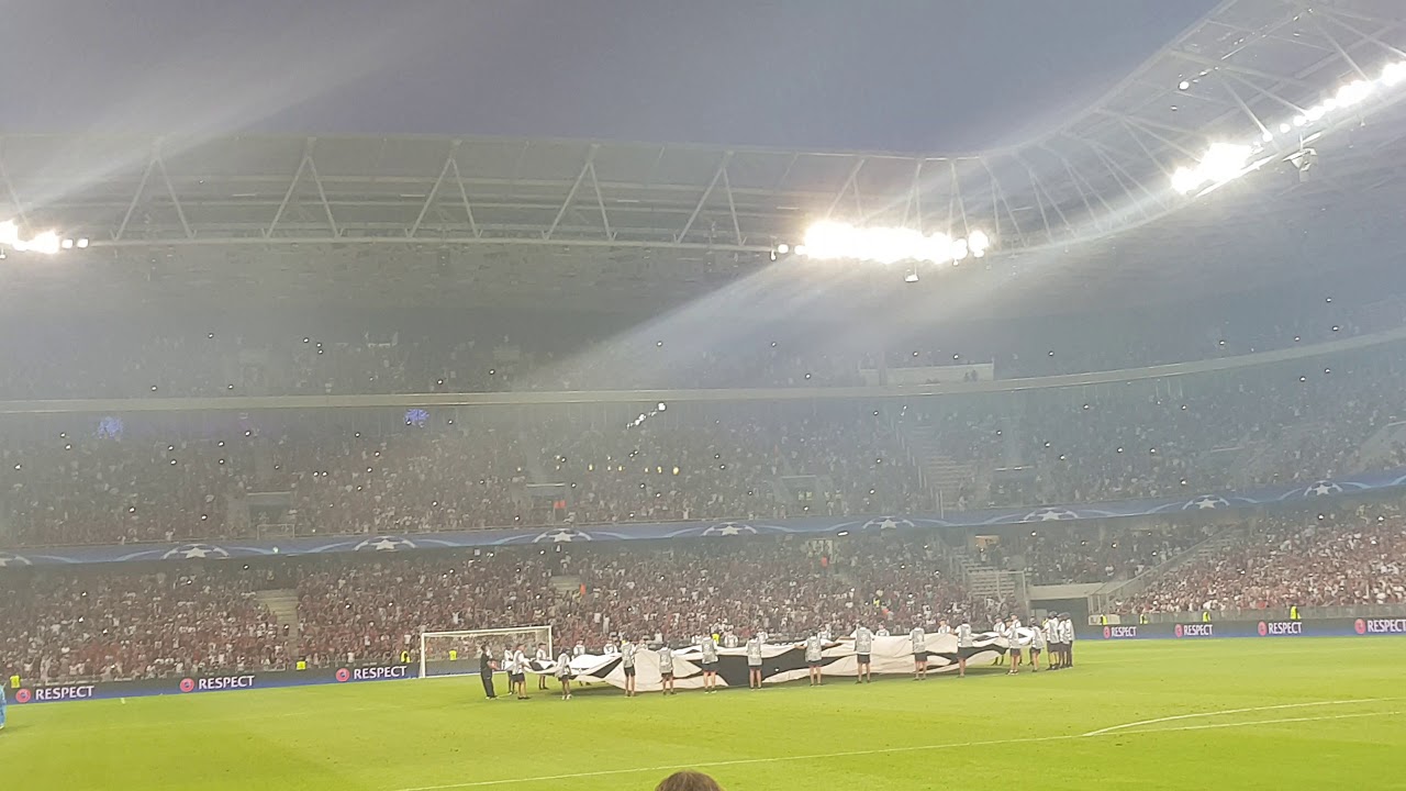 Hymne ligue des Champions à Nice ( Allianz Riviera )