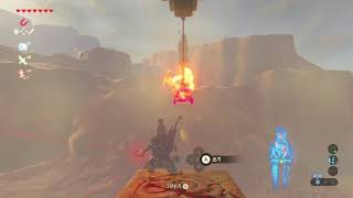 젤다의 전설 브레스 오브 더 와일드 - 신수 바 나보리스에 매달려있는 보물상자 먹는 방법 screenshot 4