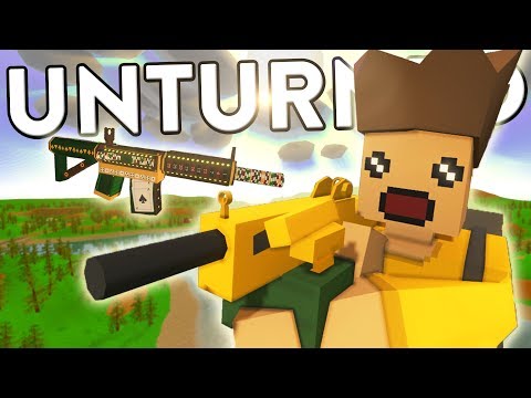 UNTURNED GUN GAME??? - Unturned Funny Moments W/ NYLEX!! (Modded Server!)