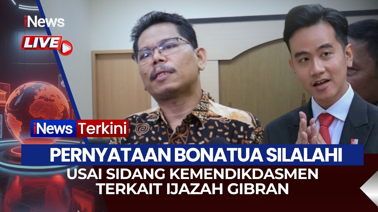 🔴PERNYATAAN BONATUA SILALAHI USAI SIDANG SENGKETA INFORMASI PUBLIK IJAZAH GIBRAN (11/03)
