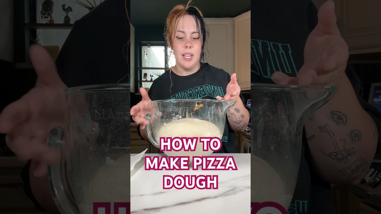 EASY pizza dough recipe 